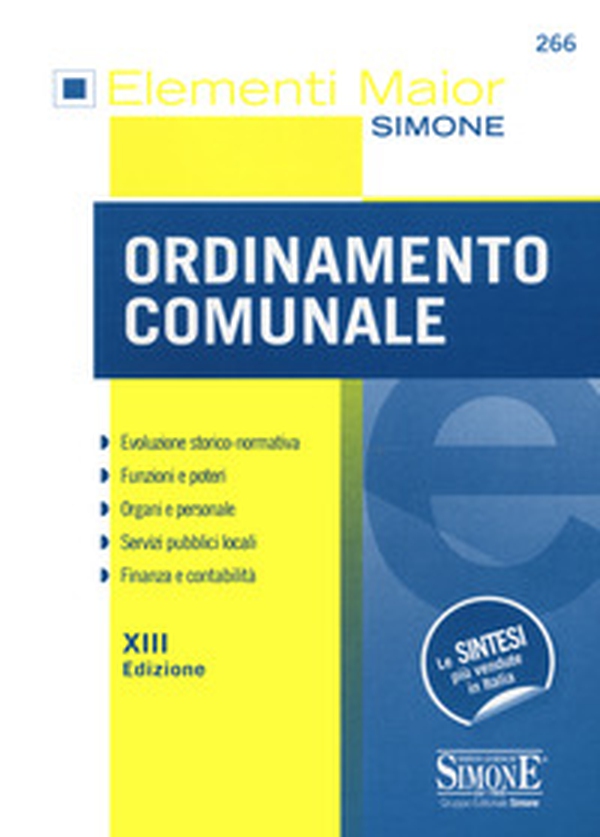 Ordinamento comunale - Librerie.coop Ordinamento comunale - Librerie.coop