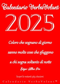 Calendario VerbaVolant 2025 - Librerie.coop Calendario VerbaVolant 2025 - Librerie.coop