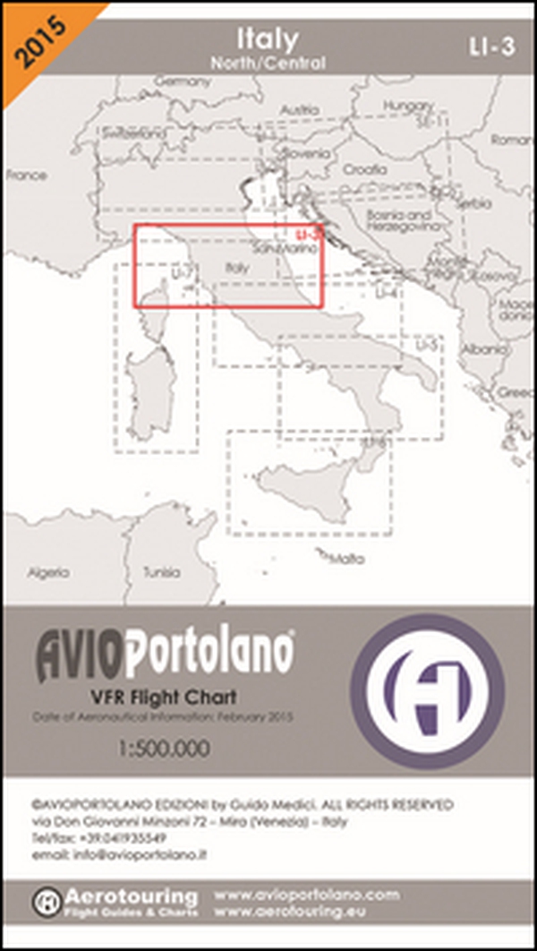 Avioportolano. VFR flight chart LI 3 Italy north-central. ICAO annex 4-EU-Regulations compliant - Librerie.coop Avioportolano. VFR flight chart LI 3 Italy north-central. ICAO annex 4-EU-Regulations compliant - Librerie.coop