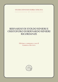 Bernardo di Stoldo Rinieri e Cristoforo di Bernardo Rinieri. Ricordanze - Librerie.coop Bernardo di Stoldo Rinieri e Cristoforo di Bernardo Rinieri. Ricordanze - Librerie.coop