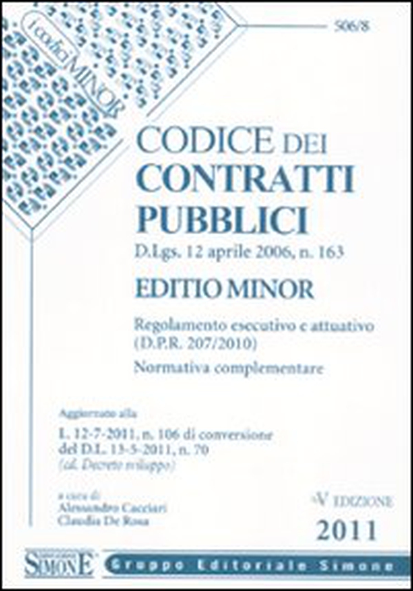 Codice dei contratti pubblici. Ediz. minore - Librerie.coop Codice dei contratti pubblici. Ediz. minore - Librerie.coop