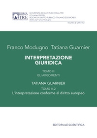 Interpretazione giuridica - Vol. 3\2 - Librerie.coop