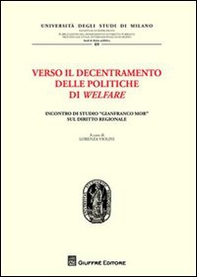 Verso il decentramento delle politiche di welfare - Librerie.coop