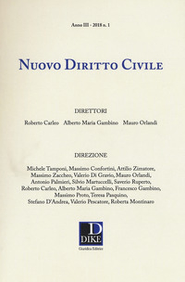 Nuovo diritto civile - Vol. 1 - Librerie.coop Nuovo diritto civile - Vol. 1 - Librerie.coop