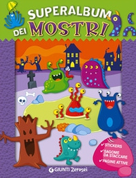Superalbum dei mostri. Con adesivi - Librerie.coop