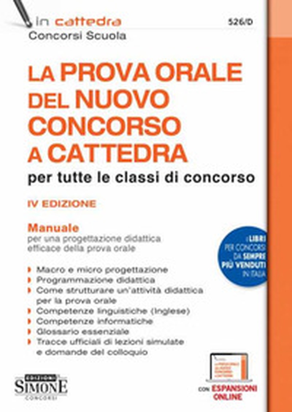La prova orale del nuovo concorso a cattedra - Librerie.coop La prova orale del nuovo concorso a cattedra - Librerie.coop