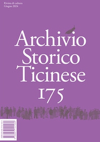 Archivio storico ticinese - Vol. 175 - Librerie.coop