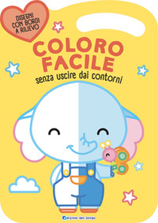 Elefante. Coloro facile. Senza uscire dai contorni - Librerie.coop Elefante. Coloro facile. Senza uscire dai contorni - Librerie.coop