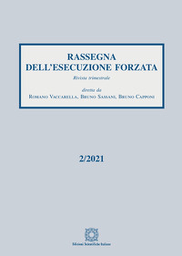 Rassegna dell'esecuzione forzata - Vol. 2 - Librerie.coop Rassegna dell'esecuzione forzata - Vol. 2 - Librerie.coop