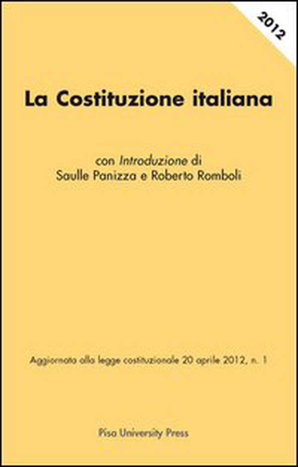 La costituzione italiana - Librerie.coop La costituzione italiana - Librerie.coop