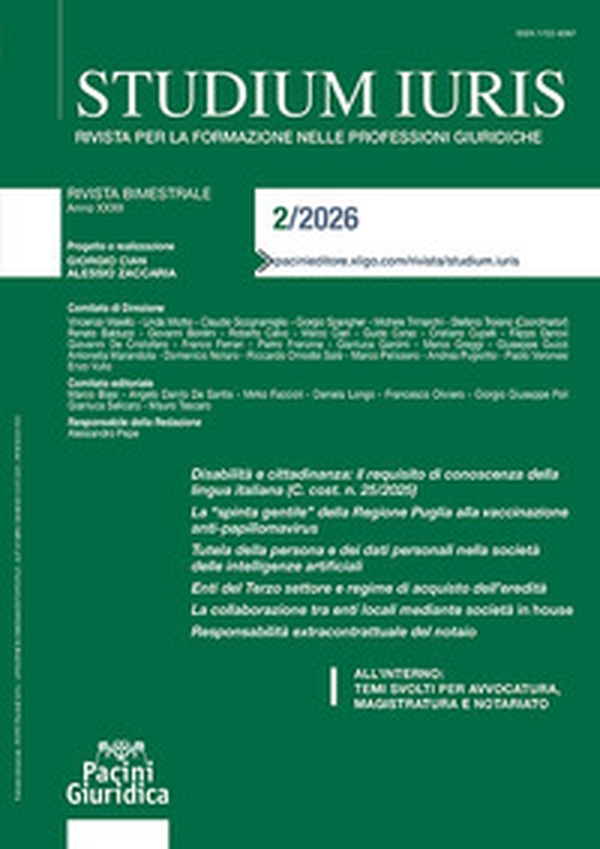 Studium iuris. Rivista per la formazione delle professioni giuridiche - Vol. 2 - Librerie.coop