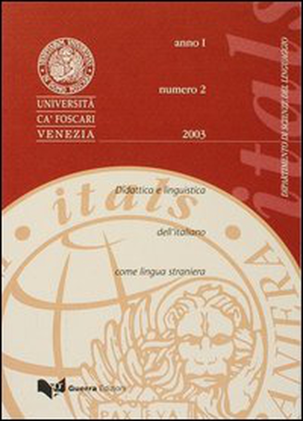Itals. Didattica e linguistica dell'italiano come lingua straniera (2003) - Vol. 2 - Librerie.coop Itals. Didattica e linguistica dell'italiano come lingua straniera (2003) - Vol. 2 - Librerie.coop