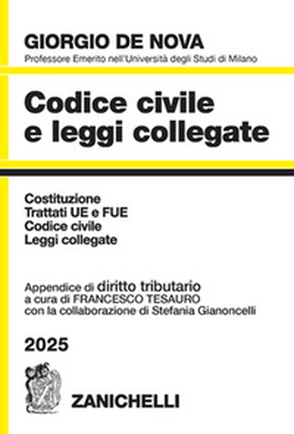 Codice civile e leggi collegate 2025. Con appendice di diritto tributario - Librerie.coop Codice civile e leggi collegate 2025. Con appendice di diritto tributario - Librerie.coop