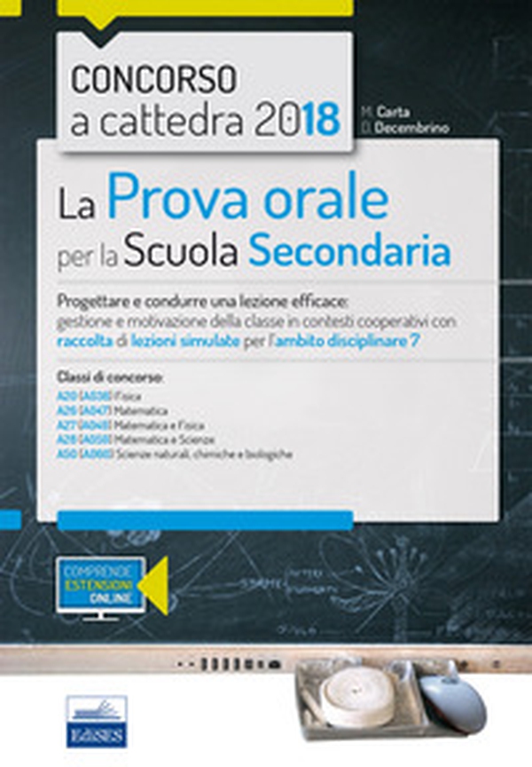 CC 4/33 la prova orale per la scuola secondaria. Ambito 7 - Librerie.coop CC 4/33 la prova orale per la scuola secondaria. Ambito 7 - Librerie.coop