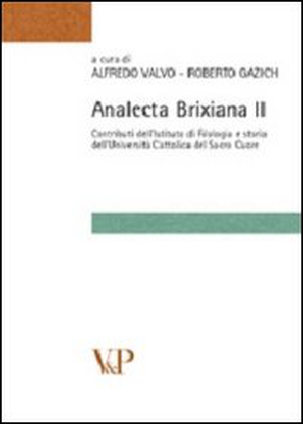 Analecta brixiana - Vol. 2 - Librerie.coop Analecta brixiana - Vol. 2 - Librerie.coop