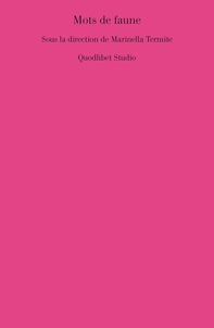 Mots de faune - Librerie.coop