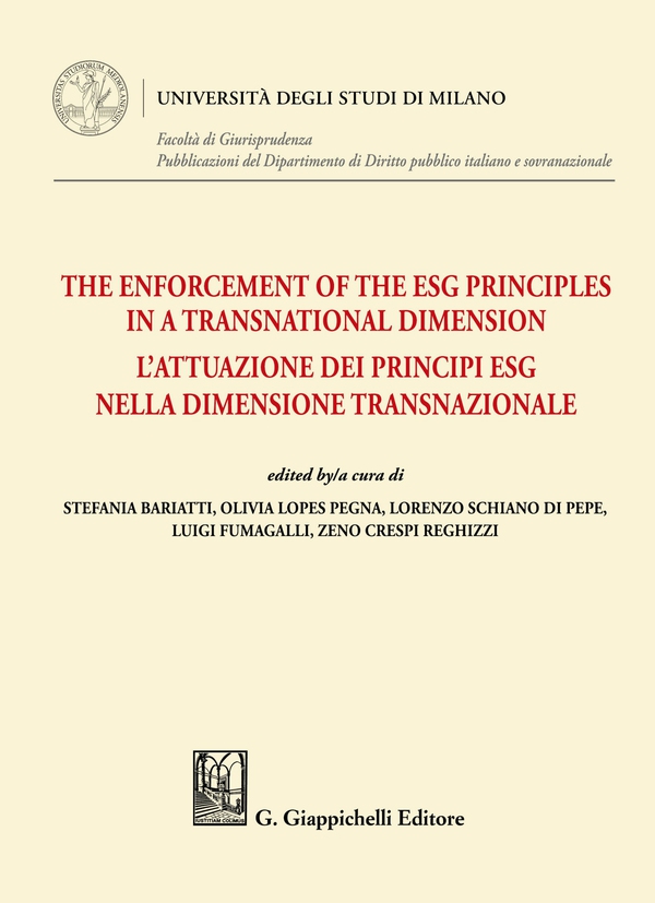 The Enforcement of the ESG Principles in a Transnational Dimension - Librerie.coop