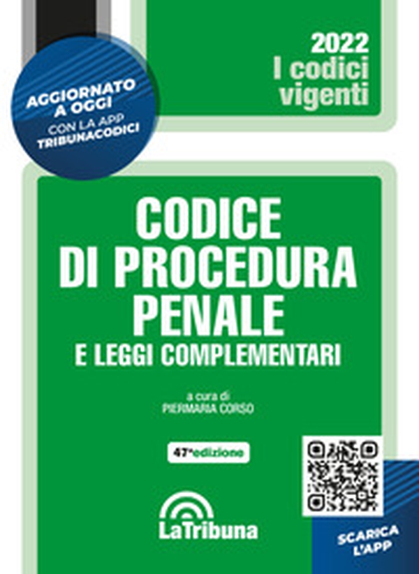 Codice di procedura penale e leggi complementari - Librerie.coop Codice di procedura penale e leggi complementari - Librerie.coop