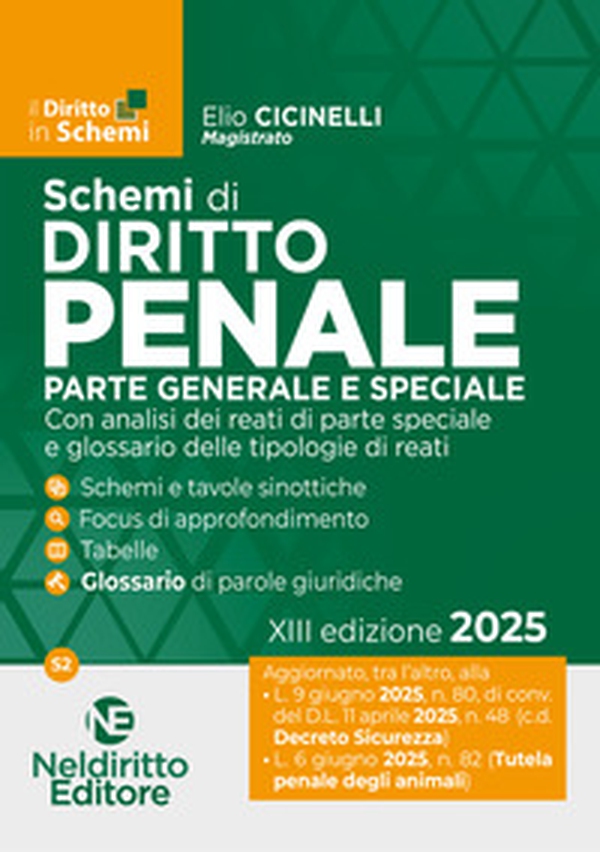 Schemi di Diritto Penale 2025. Parte generale e speciale - Librerie.coop Schemi di Diritto Penale 2025. Parte generale e speciale - Librerie.coop
