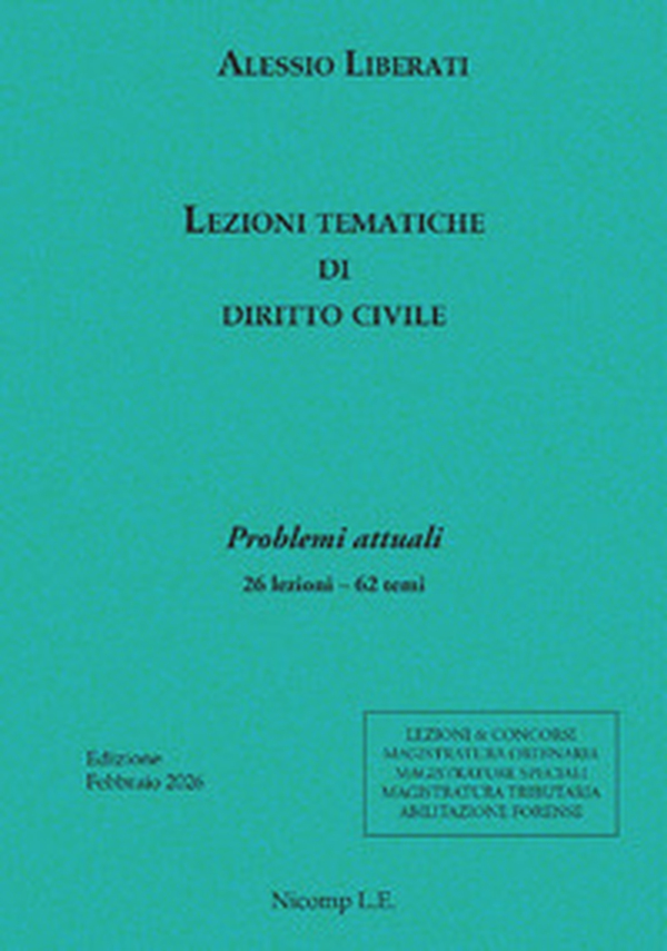 Lezioni tematiche di diritto civile. Problemi attuali - Librerie.coop