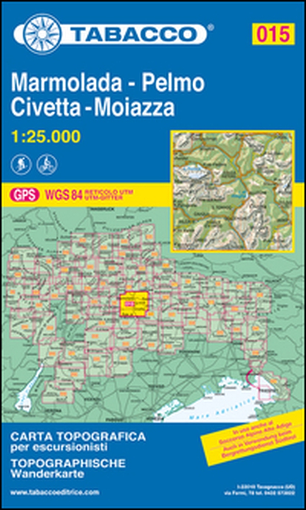 Marmolada. Pelmo. Civetta. Moiazza. Carta topografica 1:25.000 - Librerie.coop Marmolada. Pelmo. Civetta. Moiazza. Carta topografica 1:25.000 - Librerie.coop