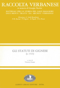 Gli statuti di Gignese (1521) - Librerie.coop Gli statuti di Gignese (1521) - Librerie.coop