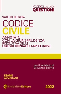 Codice 1000 questioni. Codice civile annotato con la giurisprudenza risolutiva delle questioni pratico-applicative - Librerie.coop