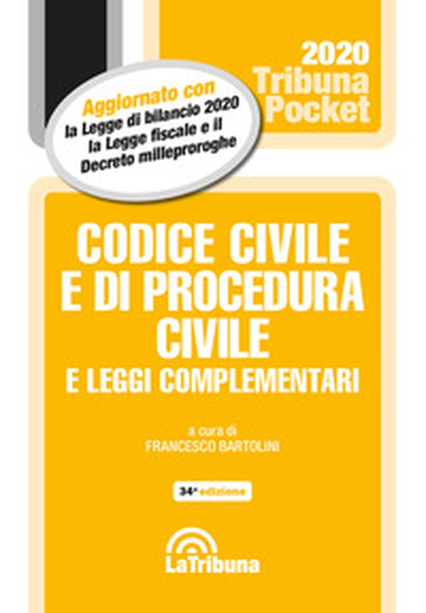 Codice civile e di procedura civile e leggi complementari - Librerie.coop Codice civile e di procedura civile e leggi complementari - Librerie.coop