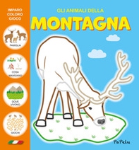 Gli animali della montagna. Imparo coloro gioco - Librerie.coop