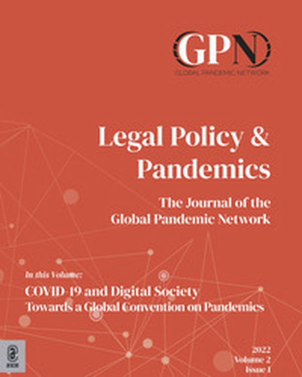 Legal policy & pandemics. The journal of the global pandemic network - Vol. 2 - Librerie.coop Legal policy & pandemics. The journal of the global pandemic network - Vol. 2 - Librerie.coop
