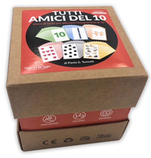 Tutti amici del 10. Gioco di carte per allenare l'integrazione al 10 - Librerie.coop Tutti amici del 10. Gioco di carte per allenare l'integrazione al 10 - Librerie.coop
