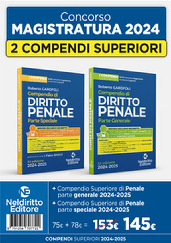 Compendio superiore di diritto penale. Parte generale-Compendio superiore di diritto penale. Parte speciale. Kit - Librerie.coop Compendio superiore di diritto penale. Parte generale-Compendio superiore di diritto penale. Parte speciale. Kit - Librerie.coop