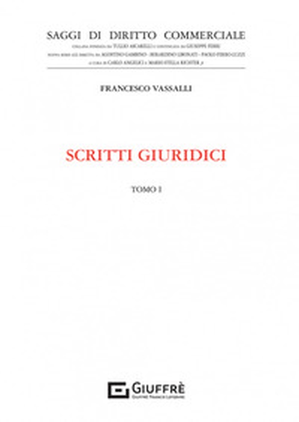 Scritti giuridici - Vol. 1 - Librerie.coop