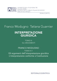 Interpretazione giuridica - Vol. 3\1 - Librerie.coop