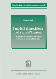 I modelli di previsione della crisi d’impresa - e-Book - Librerie.coop I modelli di previsione della crisi d’impresa - e-Book - Librerie.coop