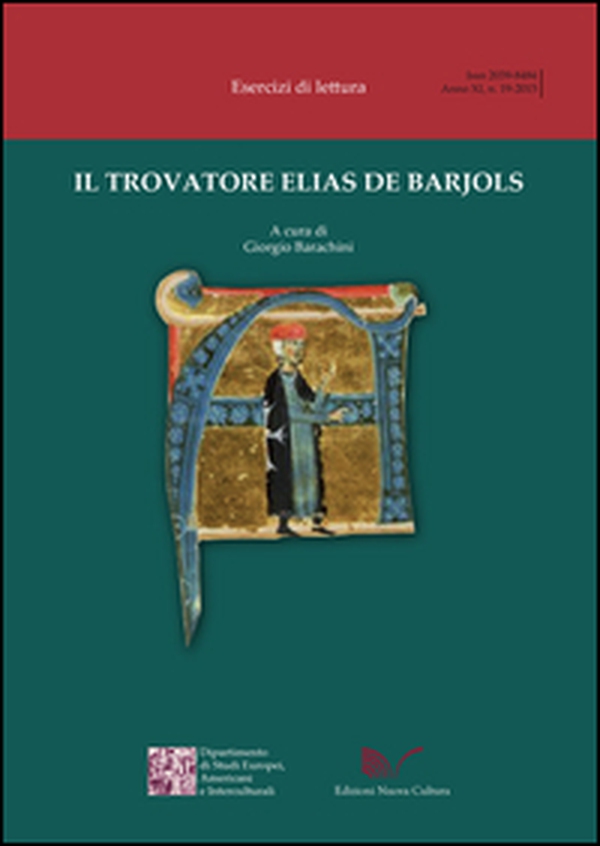 Il trovatore Elias de Barjols - Librerie.coop Il trovatore Elias de Barjols - Librerie.coop