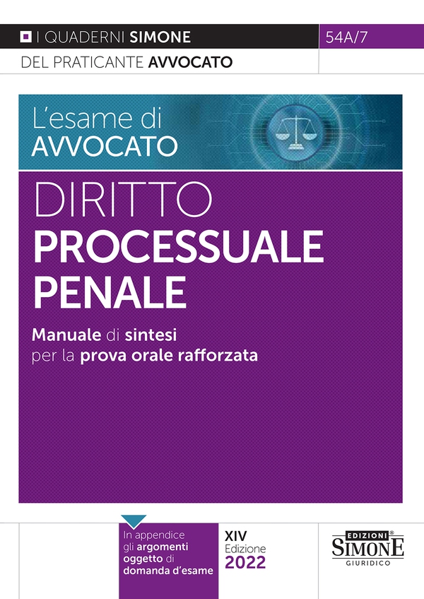 L'esame di avvocato - Diritto Processuale Penale - Manuale di sintesi per la prova orale rafforzata - Librerie.coop L'esame di avvocato - Diritto Processuale Penale - Manuale di sintesi per la prova orale rafforzata - Librerie.coop