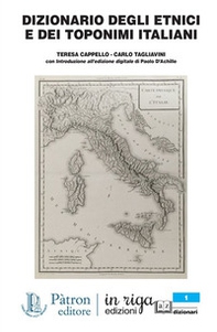 Dizionario degli etnici e dei toponimi italiani - Librerie.coop Dizionario degli etnici e dei toponimi italiani - Librerie.coop