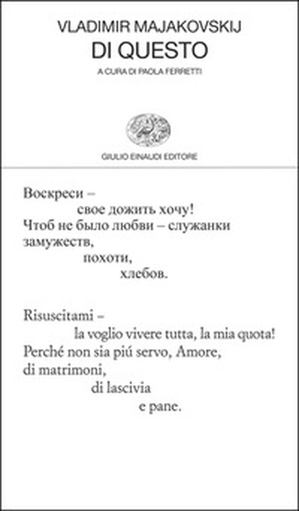 Di questo. Testo originale a fronte - Librerie.coop Di questo. Testo originale a fronte - Librerie.coop