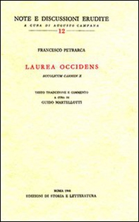 Laurea occidens (Bucolicum carmen X). Testo latino a fronte - Librerie.coop