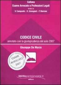 Codice civile annotato con la giurisprudenza del solo 2007 - Librerie.coop Codice civile annotato con la giurisprudenza del solo 2007 - Librerie.coop
