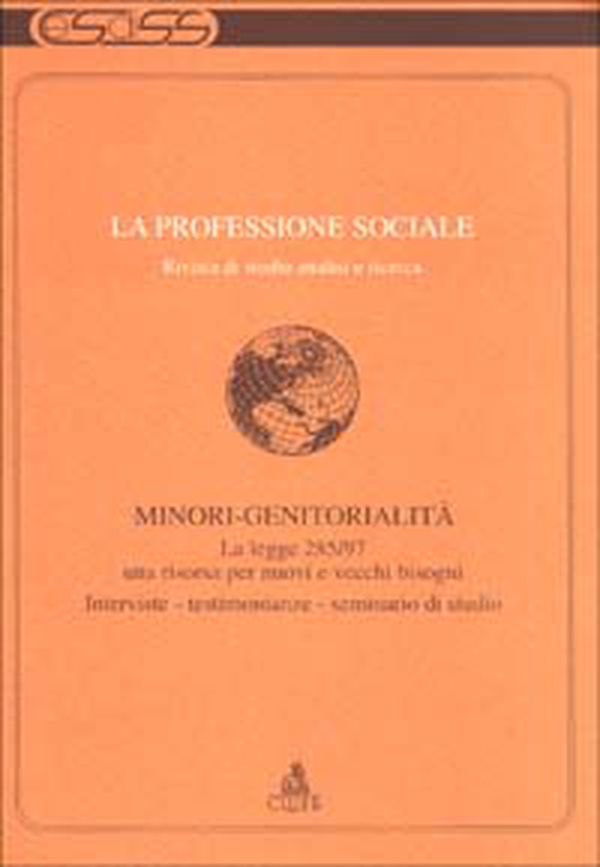 La professione sociale (1998) (2). Minori-genitorialità - Librerie.coop