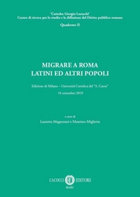 Migrare a Roma. Latini e altri popoli - Librerie.coop