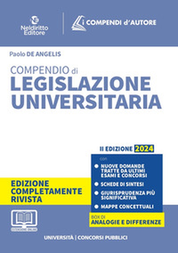Compendio di legislazione universitaria 2024 - Librerie.coop Compendio di legislazione universitaria 2024 - Librerie.coop