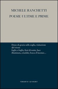 Poesie ultime e prime - Librerie.coop Poesie ultime e prime - Librerie.coop