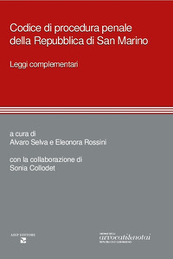 Codice di procedura penale della Repubblica di San Marino - Librerie.coop Codice di procedura penale della Repubblica di San Marino - Librerie.coop