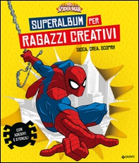 Superalbum per ragazzi creativi. Ultimate Spider-Man. Gioca, crea, scopri! Con adesivi - Librerie.coop Superalbum per ragazzi creativi. Ultimate Spider-Man. Gioca, crea, scopri! Con adesivi - Librerie.coop