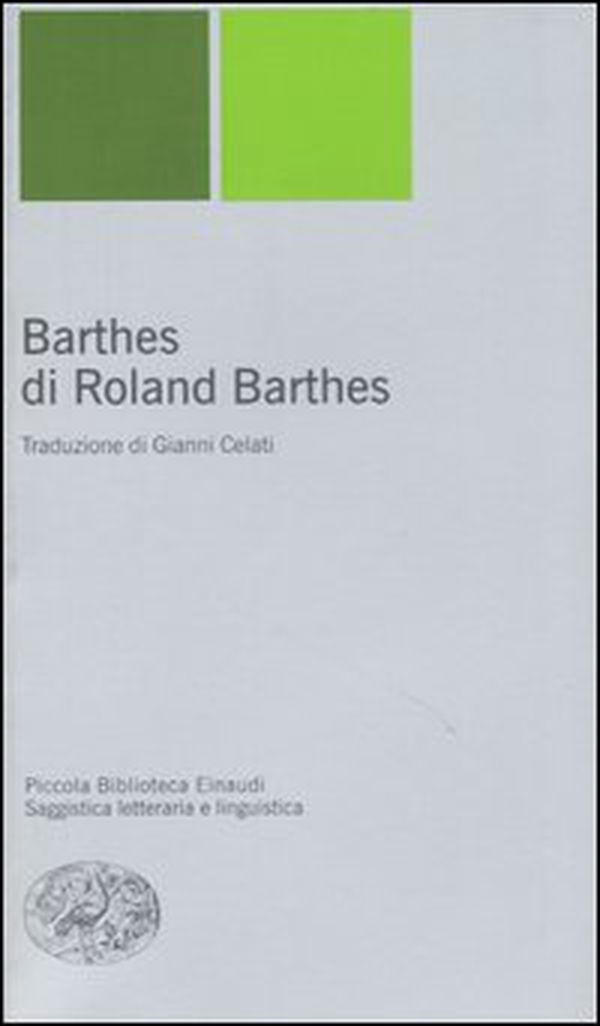 Barthes di Roland Barthes - Librerie.coop Barthes di Roland Barthes - Librerie.coop
