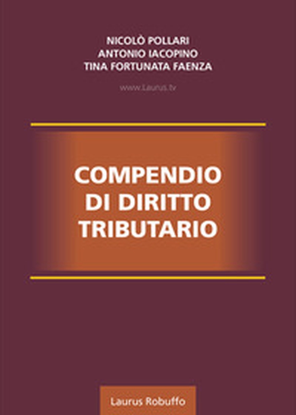 Compendio di diritto tributario - Librerie.coop Compendio di diritto tributario - Librerie.coop