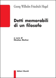 Detti memorabili di un filosofo - Librerie.coop Detti memorabili di un filosofo - Librerie.coop